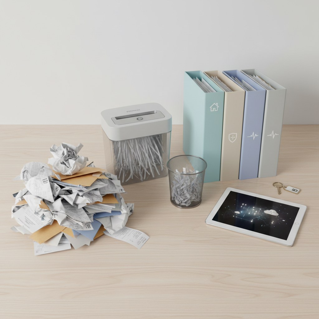 Dokumentų saugojimas: ką palikti, o ką ramiai išmesti?