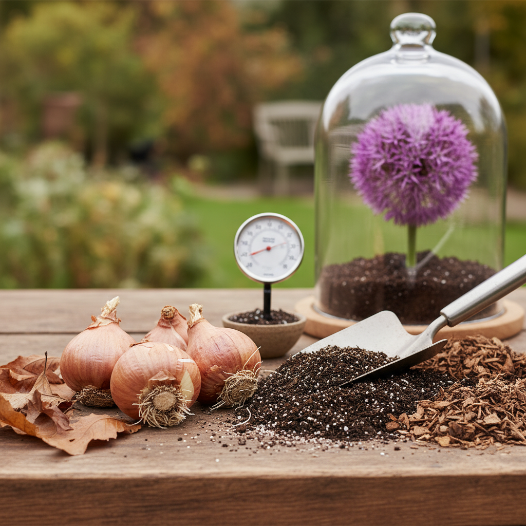 Kada sodinti dekoratyvinius česnakus įspūdingam žydėjimui?