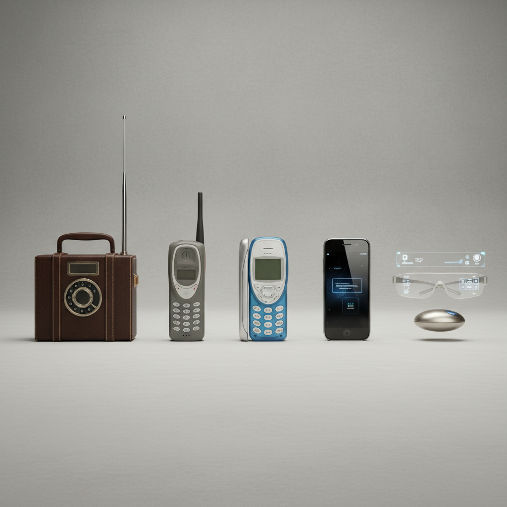 Mobiliųjų telefonų istorija: nuo lagaminų iki išmaniųjų
