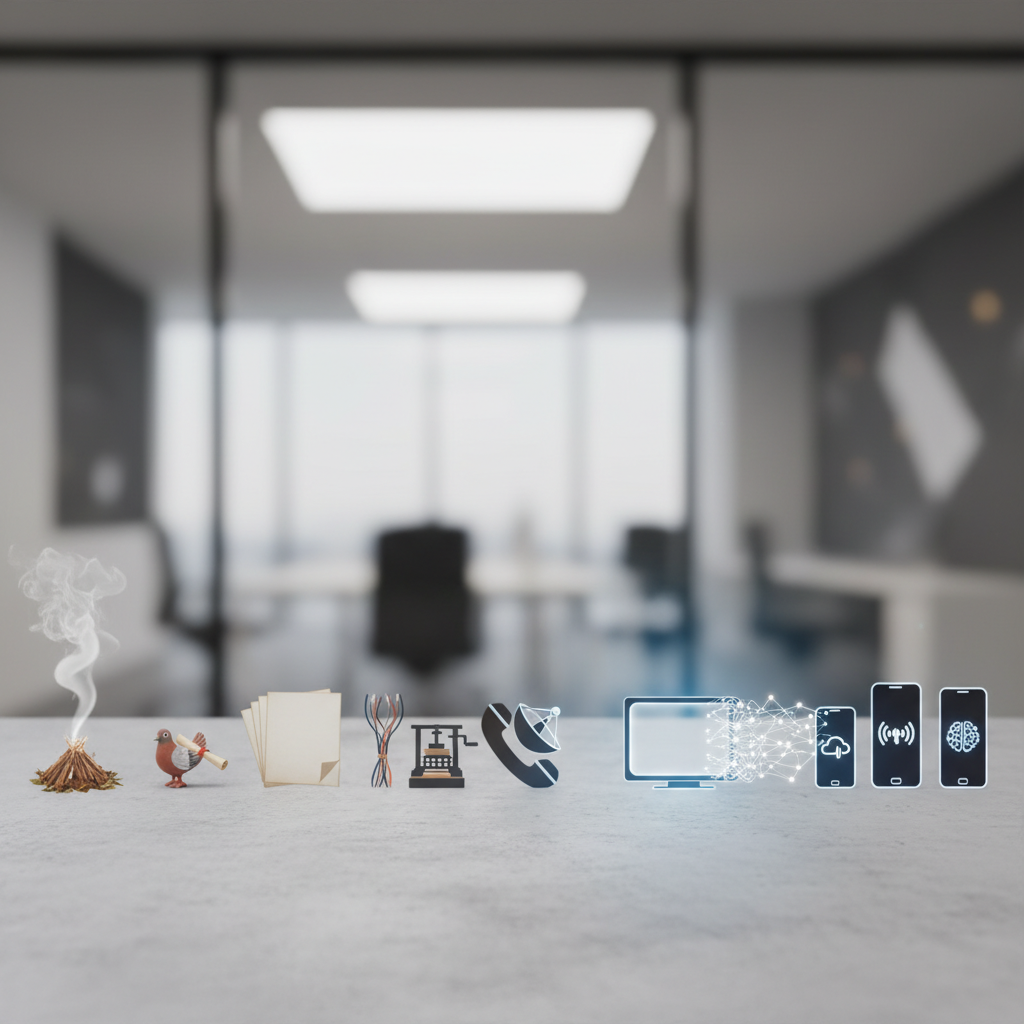 Nuo dūmų iki 5G: kaip evoliucionavo ryšio technologijos