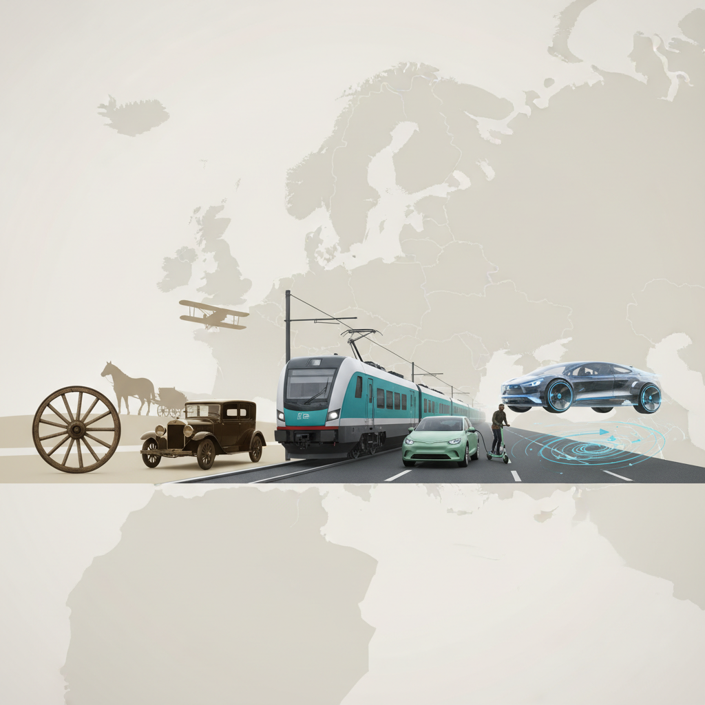 Nuo karietų iki elektromobilių: transporto raida Lietuvoje