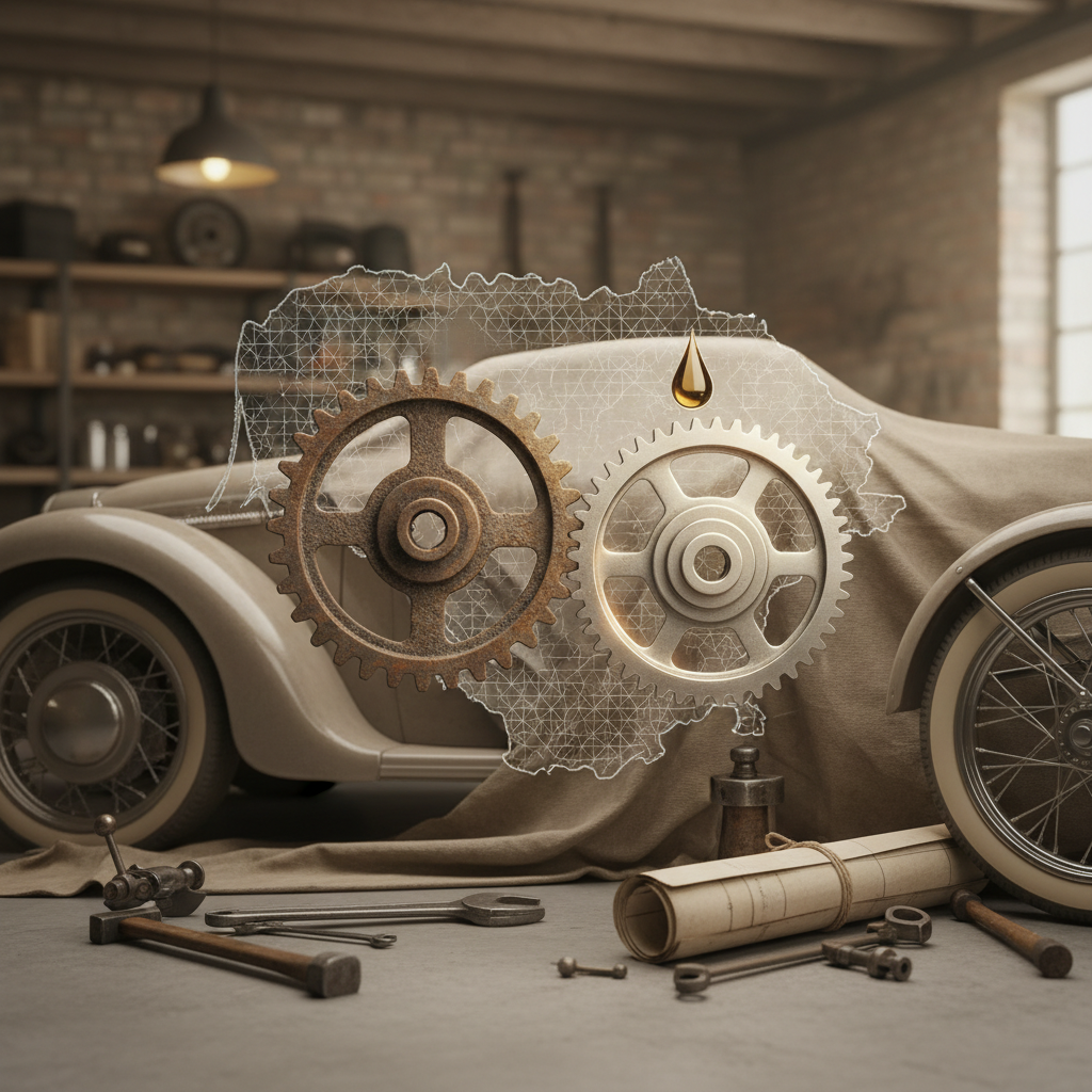 Senovinė technika Lietuvoje: unikalūs lobiai garažuose